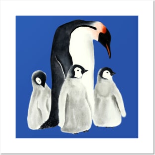 Emperor penguins Posters and Art